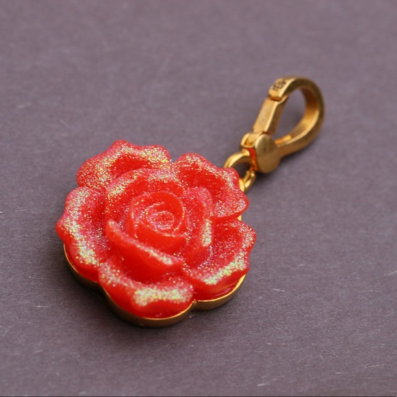 Juicy Couture Jewelry - Juicy Couture Sparkling Red Rose Charm